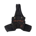 Black Denim Overalls