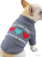 Ribbed Dog Turtleneck