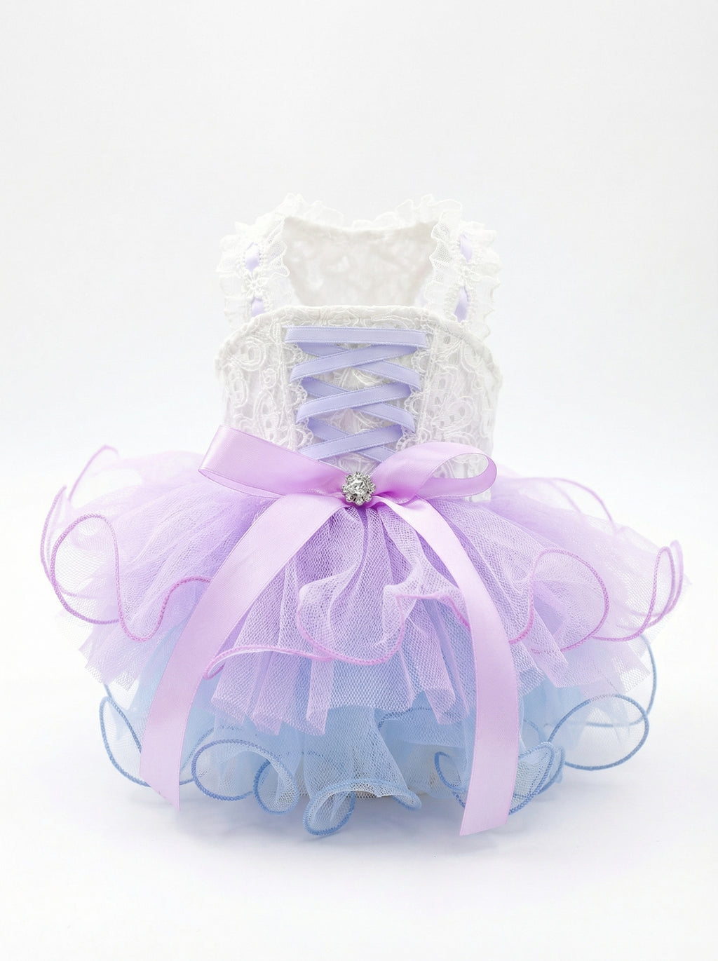 Pastel Lace Corset Pet Tutu Dress