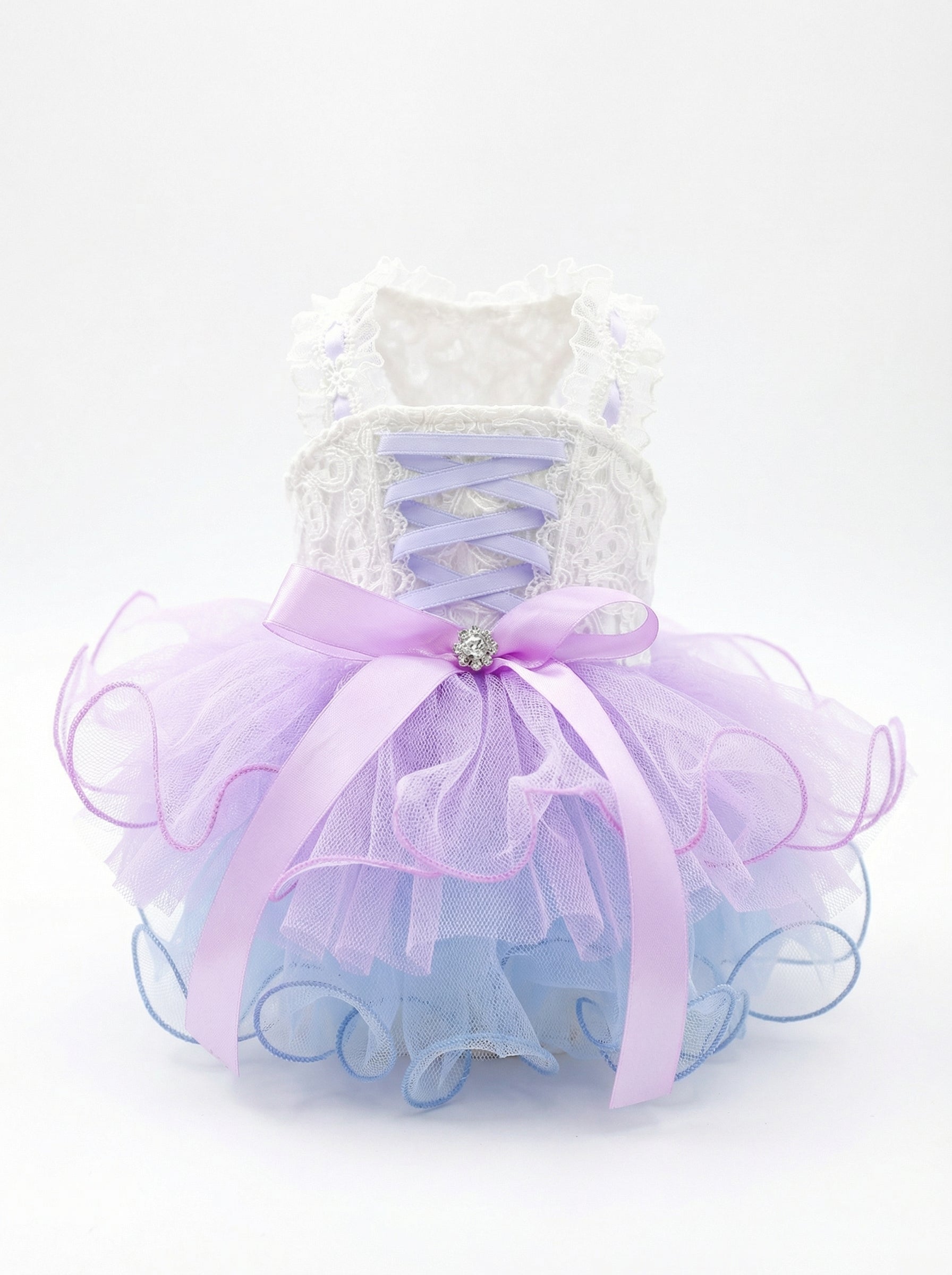 Pastel Lace Corset Pet Tutu Dress