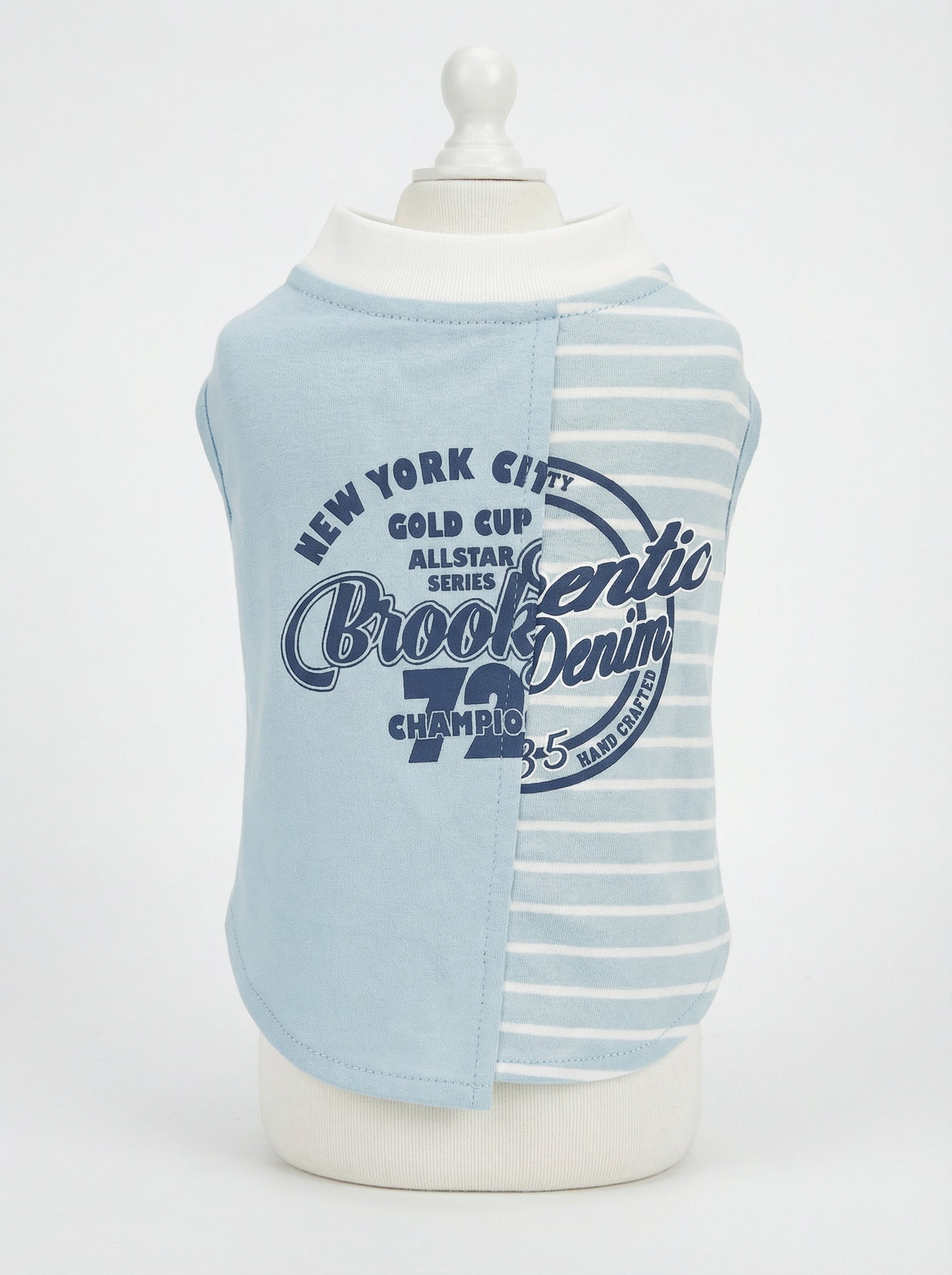 Split Stripe Dog T-Shirt (2 Colors)