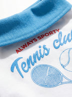 "Tennis Club" Sporty Dog Polo Tank