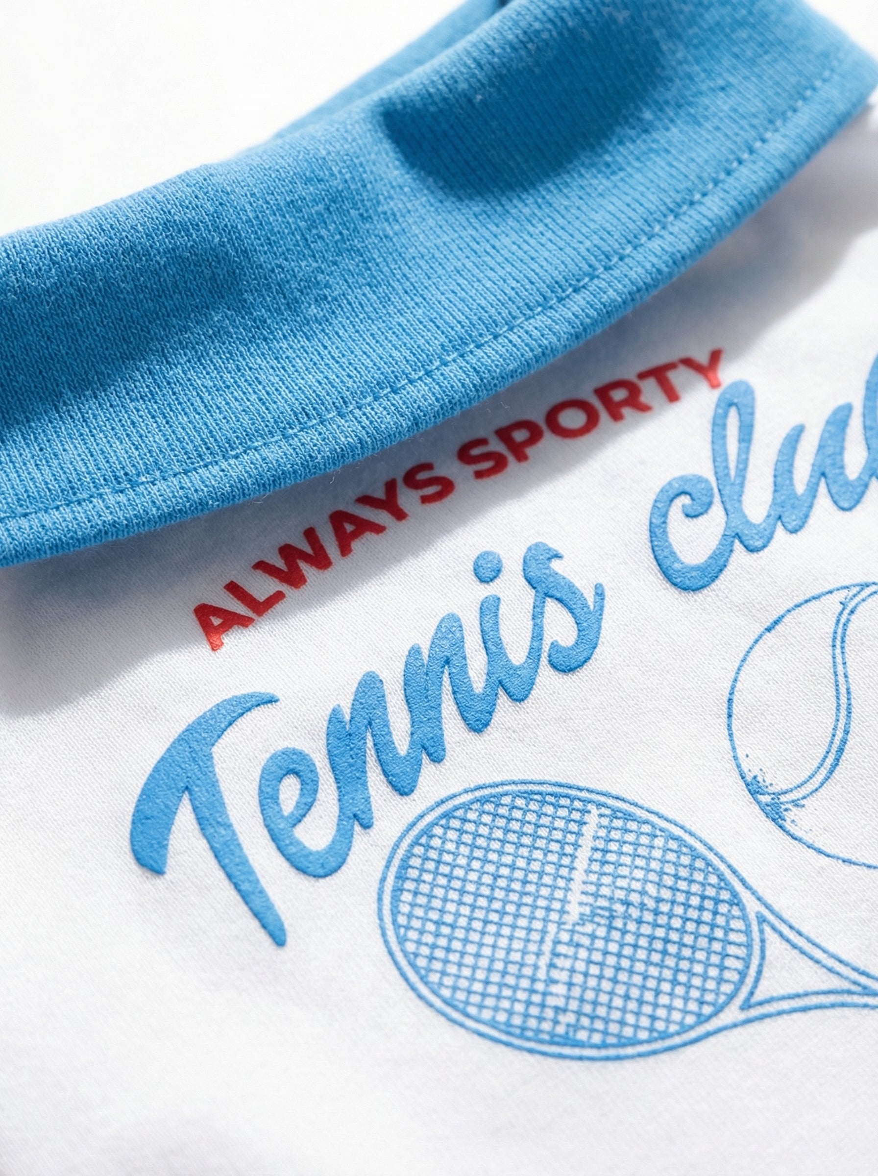 "Tennis Club" Sporty Dog Polo Tank