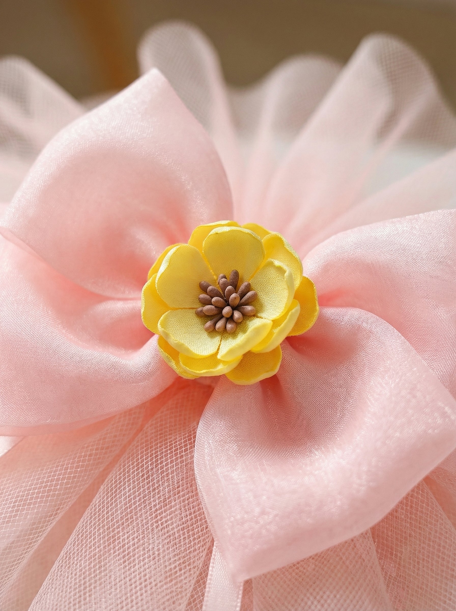 Pink Floral Tweed Pet Tutu Dress